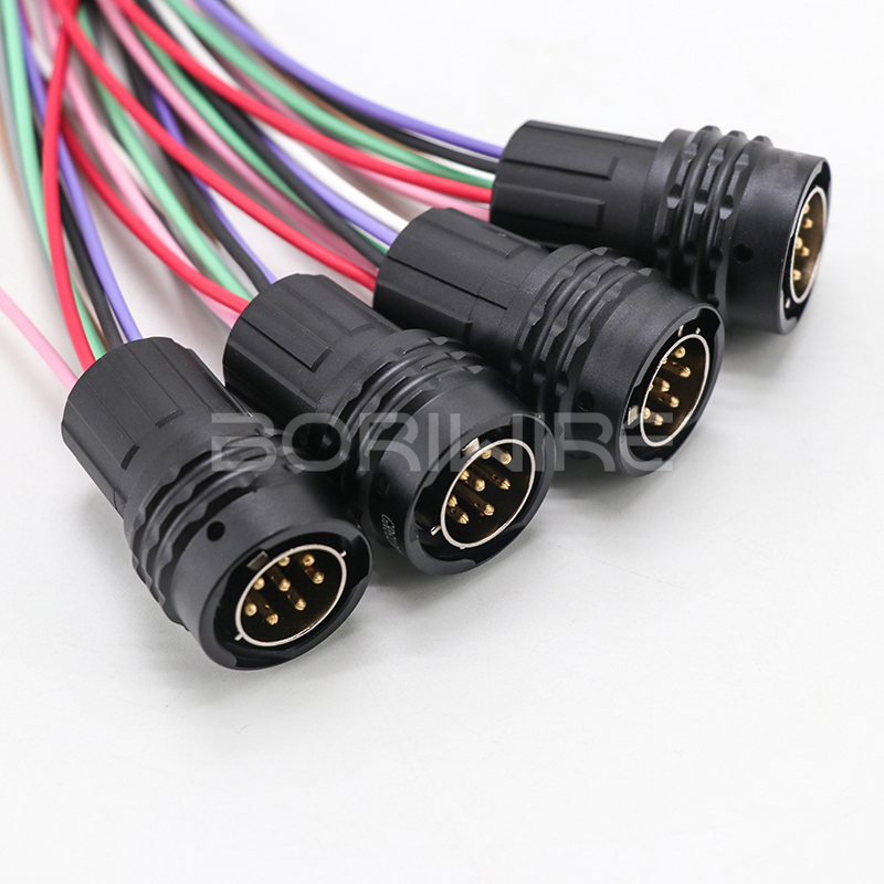 8针防水汽车线束组装连接器电线定制