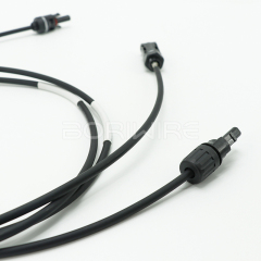 线束制造工厂定制1500V 30A公、母连接器线束，用于太阳能光伏板配件