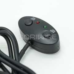 High Quality Motorcycle Headlights LED Lamp Wiring Harness Assembly with 40A/12VDC Relay Button Switch Ring Terminal