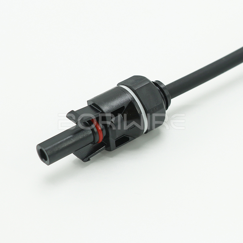 线束制造工厂定制1500V 30A公、母连接器线束，用于太阳能光伏板配件