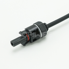 线束制造工厂定制1500V 30A公、母连接器线束，用于太阳能光伏板配件