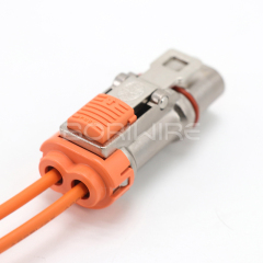 New Energy Vehicle Customized Wiring Harness with 3.6MM 35A 2-Core Metal Connector