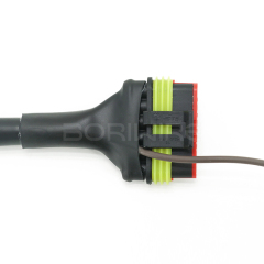 OEM 6P 母连接器汽车配线电缆带收缩管