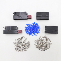 24Pin Male Connector 964739-1 and Female Connector 967558-1 with Terminals and Rubber Seals Set