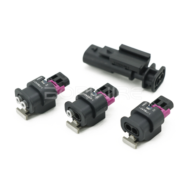 1-1703499-1 汽车碰撞传感器插头 2 针汽车连接器 1-1718643-1