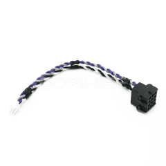 3 Pin Connector 1-350766-9 to VH3.96-2P Internal Connection Wires Twist Wiring Harness with Round Terminal