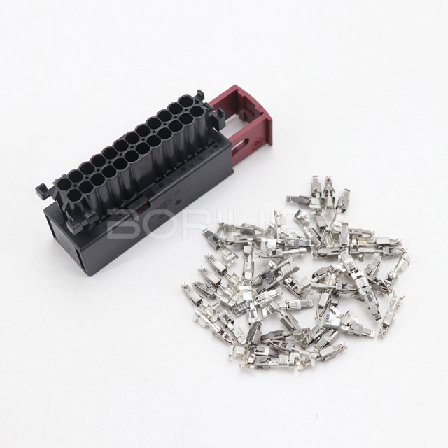 24Pin Male Connector 964739-1 and Female Connector 967558-1 with Terminals and Rubber Seals Set