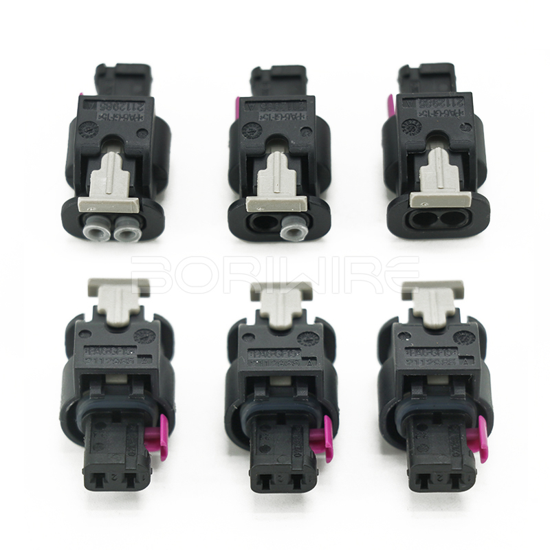 1-1703499-1 汽车碰撞传感器插头 2 针汽车连接器 1-1718643-1