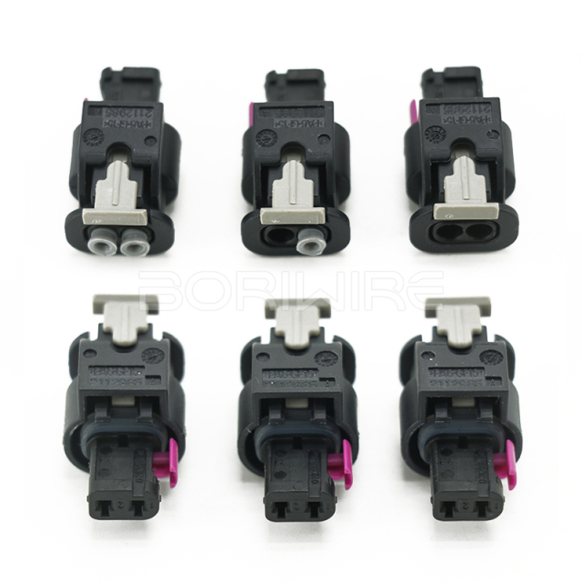 1-1703499-1 汽车碰撞传感器插头 2 针汽车连接器 1-1718643-1