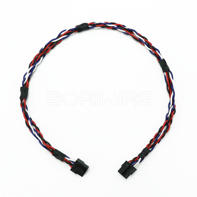 3 Pin Connector 1-350766-9 to VH3.96-2P Internal Connection Wires Twist Wiring Harness with Round Terminal