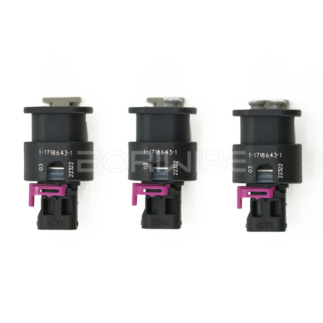 1-1703499-1 汽车碰撞传感器插头 2 针汽车连接器 1-1718643-1