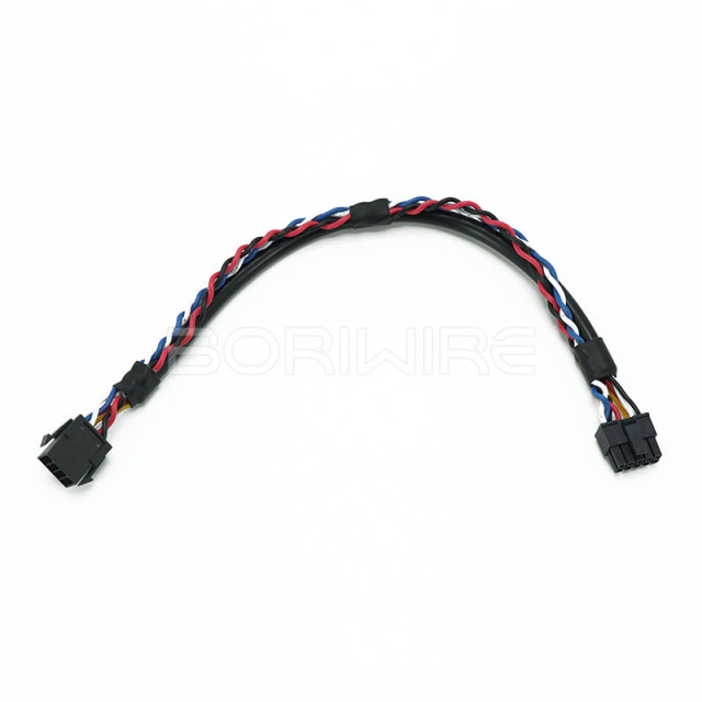 3 Pin Connector 1-350766-9 to VH3.96-2P Internal Connection Wires Twist Wiring Harness with Round Terminal