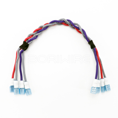 3 Pin Connector 1-350766-9 to VH3.96-2P Internal Connection Wires Twist Wiring Harness with Round Terminal