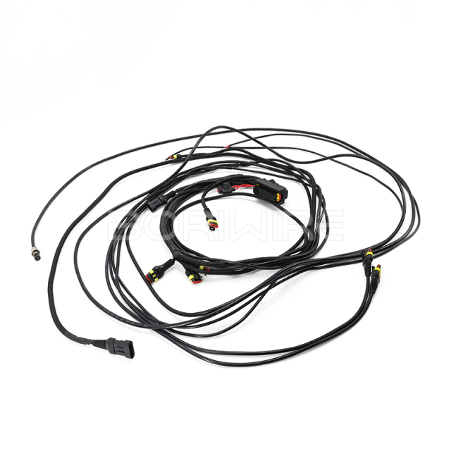 Customized automotive wiring harness assemblies automotive front cabin main control wires