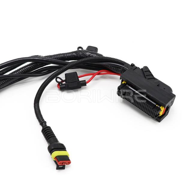 Customized automotive wiring harness assemblies automotive front cabin main control wires