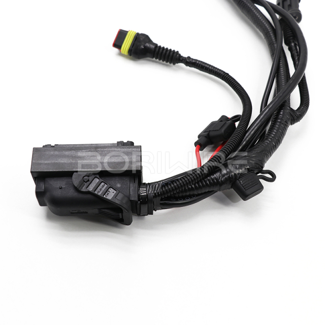 Customized automotive wiring harness assemblies automotive front cabin main control wires