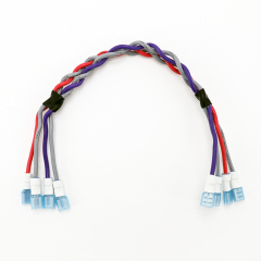 定制UL1017 18AWG电线电缆与连接器卷曲汽车线束套件