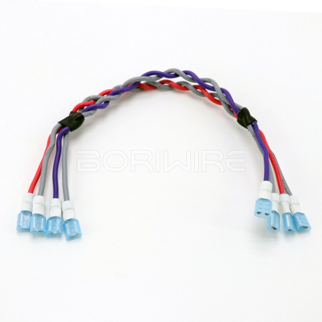 定制UL1017 18AWG电线电缆与连接器卷曲汽车线束套件