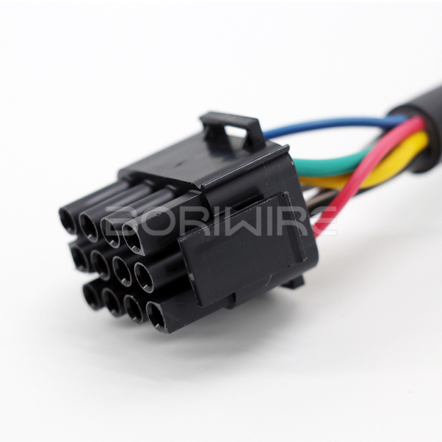 原装10针连接器430251000 10芯多芯线束带12针连接器1-480708-9适配器电缆主电源