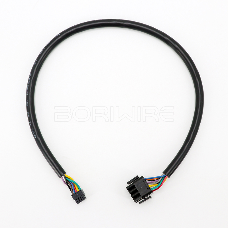 原装10针连接器430251000 10芯多芯线束带12针连接器1-480708-9适配器电缆主电源