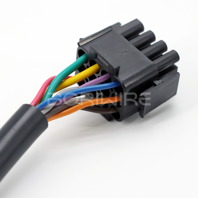 原装10针连接器430251000 10芯多芯线束带12针连接器1-480708-9适配器电缆主电源