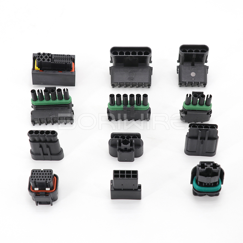 Connector Manufacturer Supply All Kinds of Automobile Waterproof Connector 2P/3P/4P/6P Male and Female Pairs of Plugs