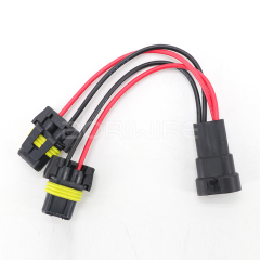 9005/9006 Male to Female One-to-Two Headlamp Splitter Wires Harness for Car Headlights Retrofit