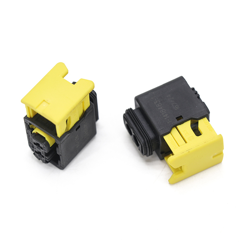 2pin Waterproof Electrical 1-1418483-1 Wire Harness Connector