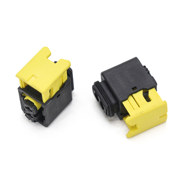 2pin Waterproof Electrical 1-1418483-1 Wire Harness Connector