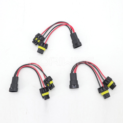 9005/9006 Male to Female One-to-Two Headlamp Splitter Wires Harness for Car Headlights Retrofit