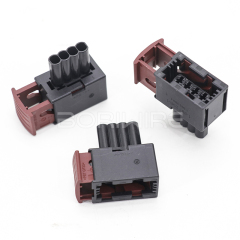 汽车4针外壳线束公连接器1-967059-1