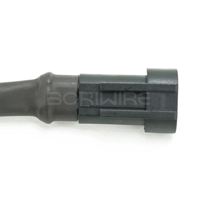 Custom 2 Pin Male Connector Housing With Fuse Holder 16 Gauge PVC Sleeve Wire Cable Harness