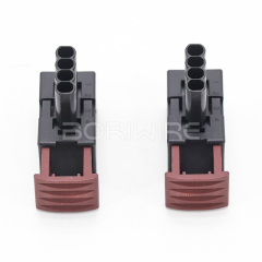 汽车4针外壳线束公连接器1-967059-1