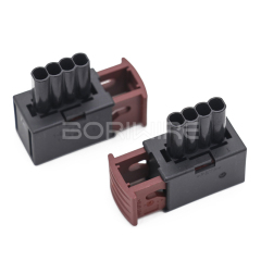 汽车4针外壳线束公连接器1-967059-1