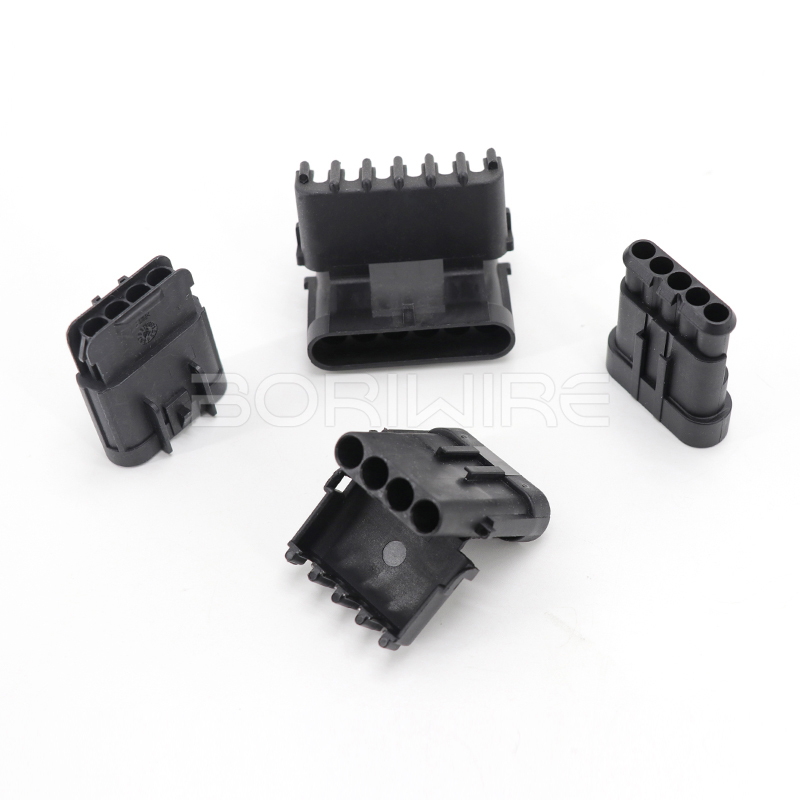Connector Manufacturer Supply All Kinds of Automobile Waterproof Connector 2P/3P/4P/6P Male and Female Pairs of Plugs
