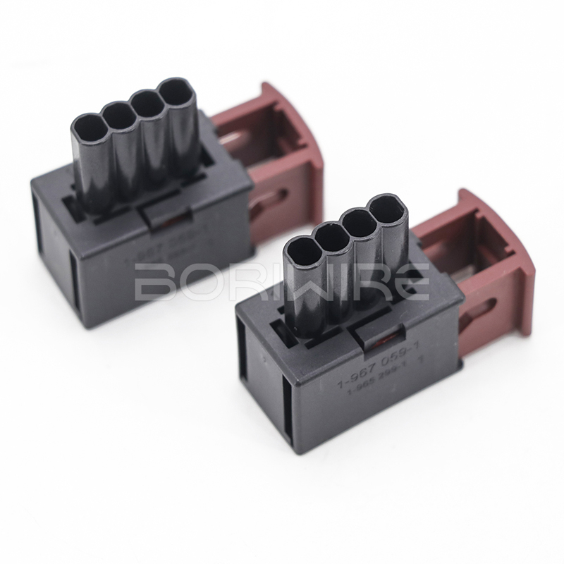 Automotive 4 Pin Housing Original Wiring Harness Male Connector 1-967059-1