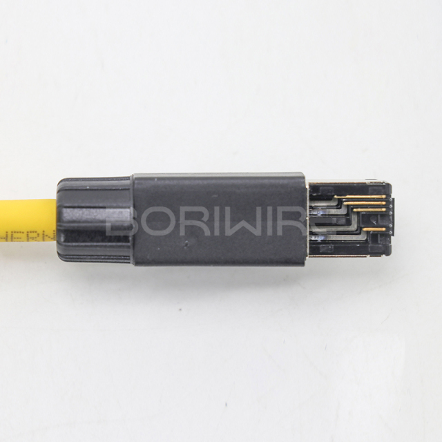 Custom Two-Piece Backshell Connector 3-Pin Plug Ethernet Signal Cable Wiring Harness Kit with High Quality Customizable Features