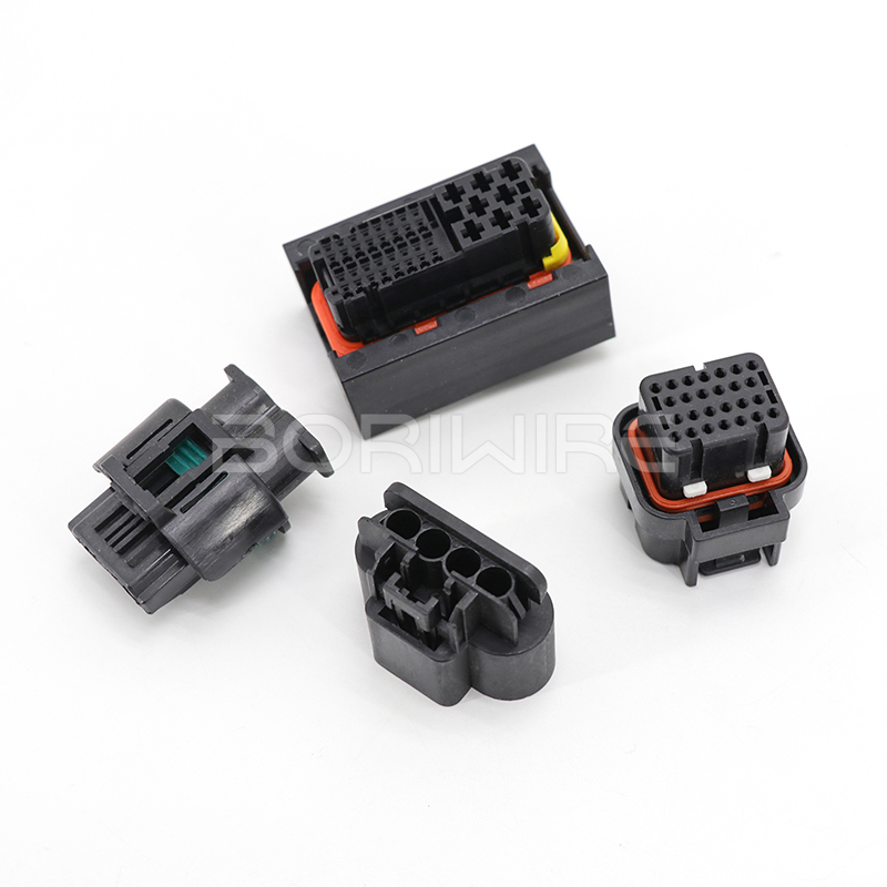 Connector Manufacturer Supply All Kinds of Automobile Waterproof Connector 2P/3P/4P/6P Male and Female Pairs of Plugs