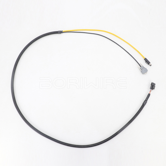 Custom Two-Piece Backshell Connector 3-Pin Plug Ethernet Signal Cable Wiring Harness Kit with High Quality Customizable Features
