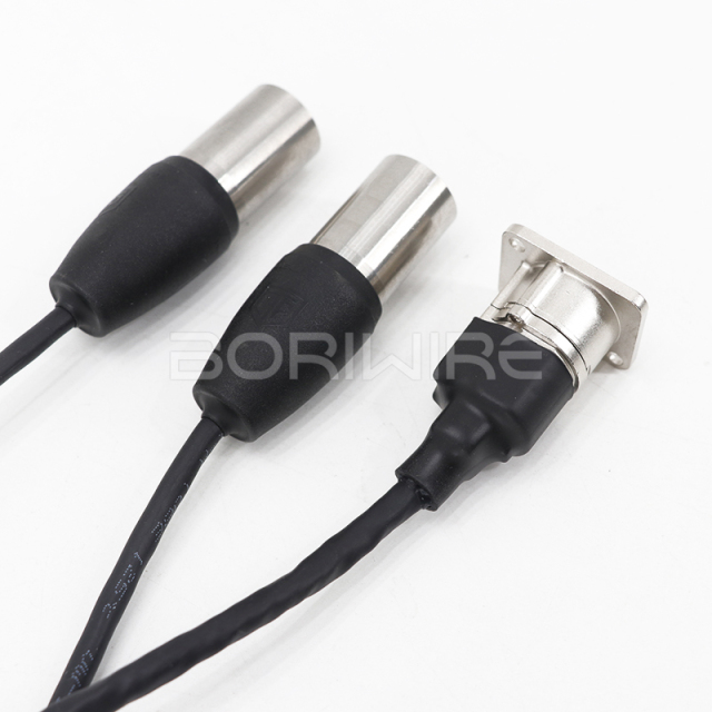 Universal Male and Female Adapter Cable Outdoor Audio Wiring Harness
