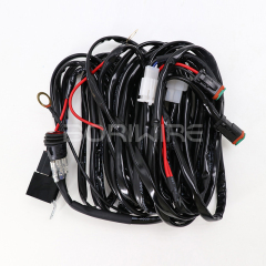 One-to-two Automotive LED Spotlight Strip Light High-power Wiring Harness SUV Dome Light Controller Relay Auto Wire Harness