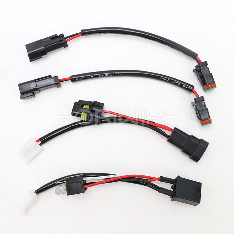 One-to-two Automotive LED Spotlight Strip Light High-power Wiring Harness SUV Dome Light Controller Relay Auto Wire Harness