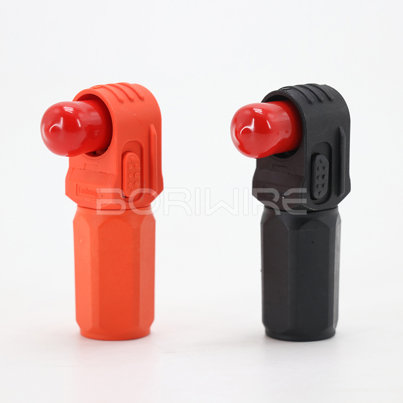 High Current 6mm/8mm/12mm Male Plug  Busbar Lug Socket Connector with Press-to-Release Lock for HV EV