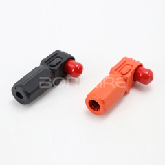 High Current 6mm/8mm/12mm Male Plug  Busbar Lug Socket Connector with Press-to-Release Lock for HV EV