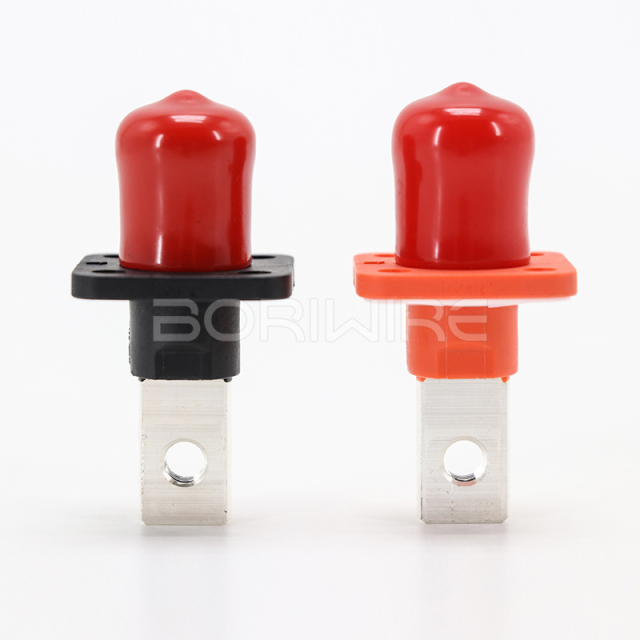 High Current 6mm/8mm/12mm Male Plug  Busbar Lug Socket Connector with Press-to-Release Lock for HV EV