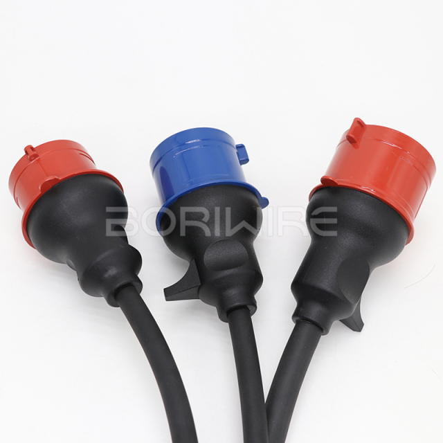 16A 32A fast AC electric vehicle new energy vehicle charging cable New energy EV power cord charging cable