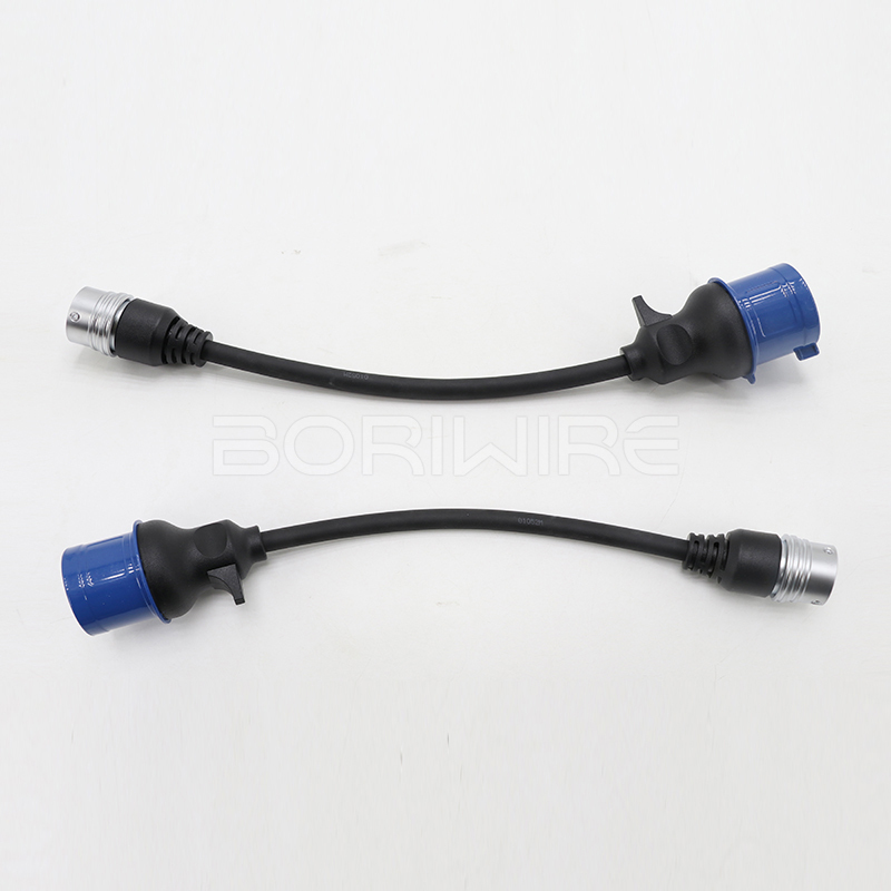Customized New Energy Electric Vehicle Charging Cable Plug with Cover European Standard Female Plug Power Charging Cable