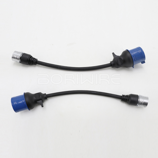 Customized New Energy Electric Vehicle Charging Cable Plug with Cover European Standard Female Plug Power Charging Cable