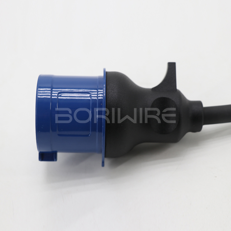 Customized New Energy Electric Vehicle Charging Cable Plug with Cover European Standard Female Plug Power Charging Cable