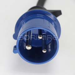 Customized New Energy Electric Vehicle Charging Cable Plug with Cover European Standard Female Plug Power Charging Cable